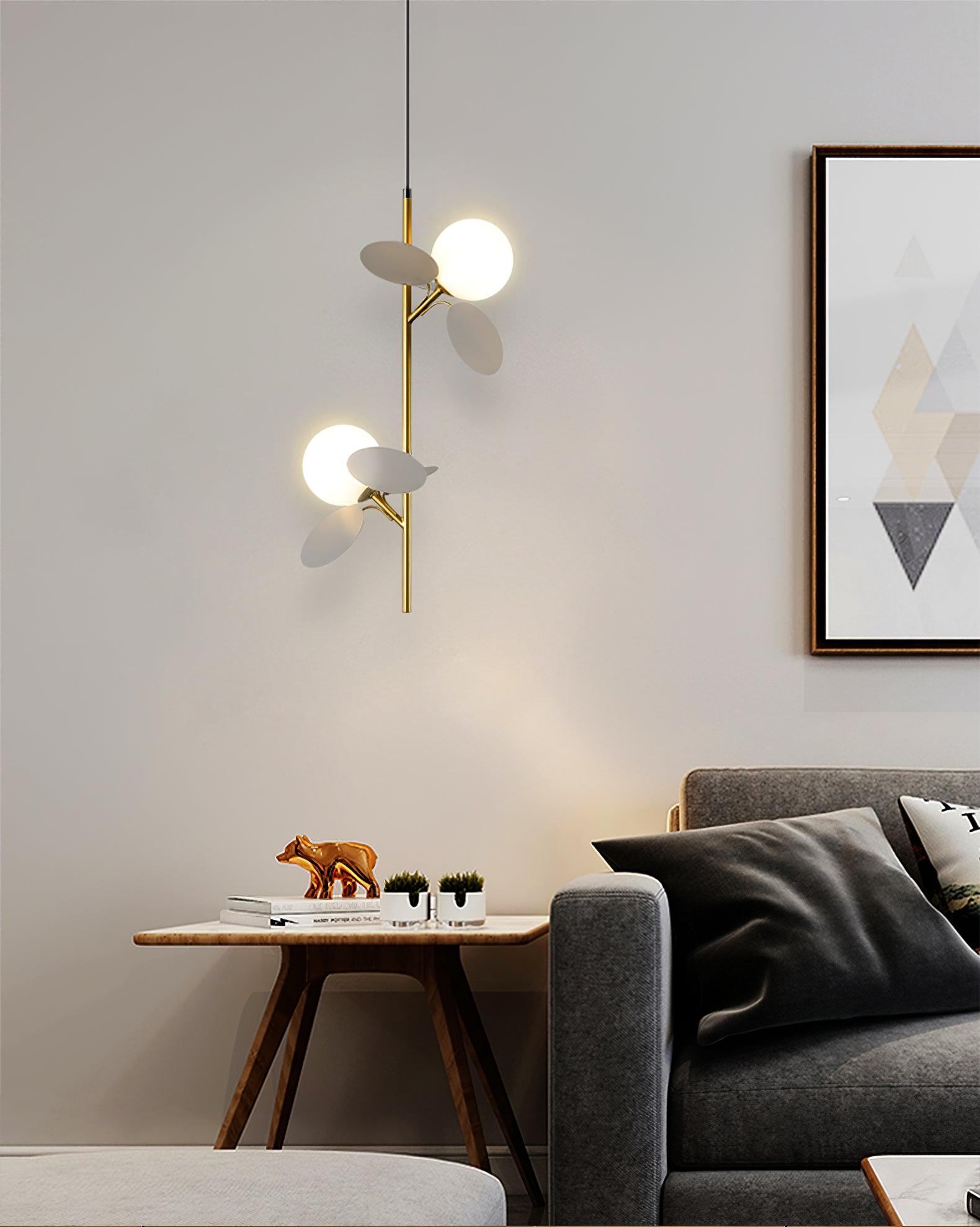 Ivphaus  Glass Pendant Light
