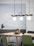 Ivphaus  Glass Pendant Light