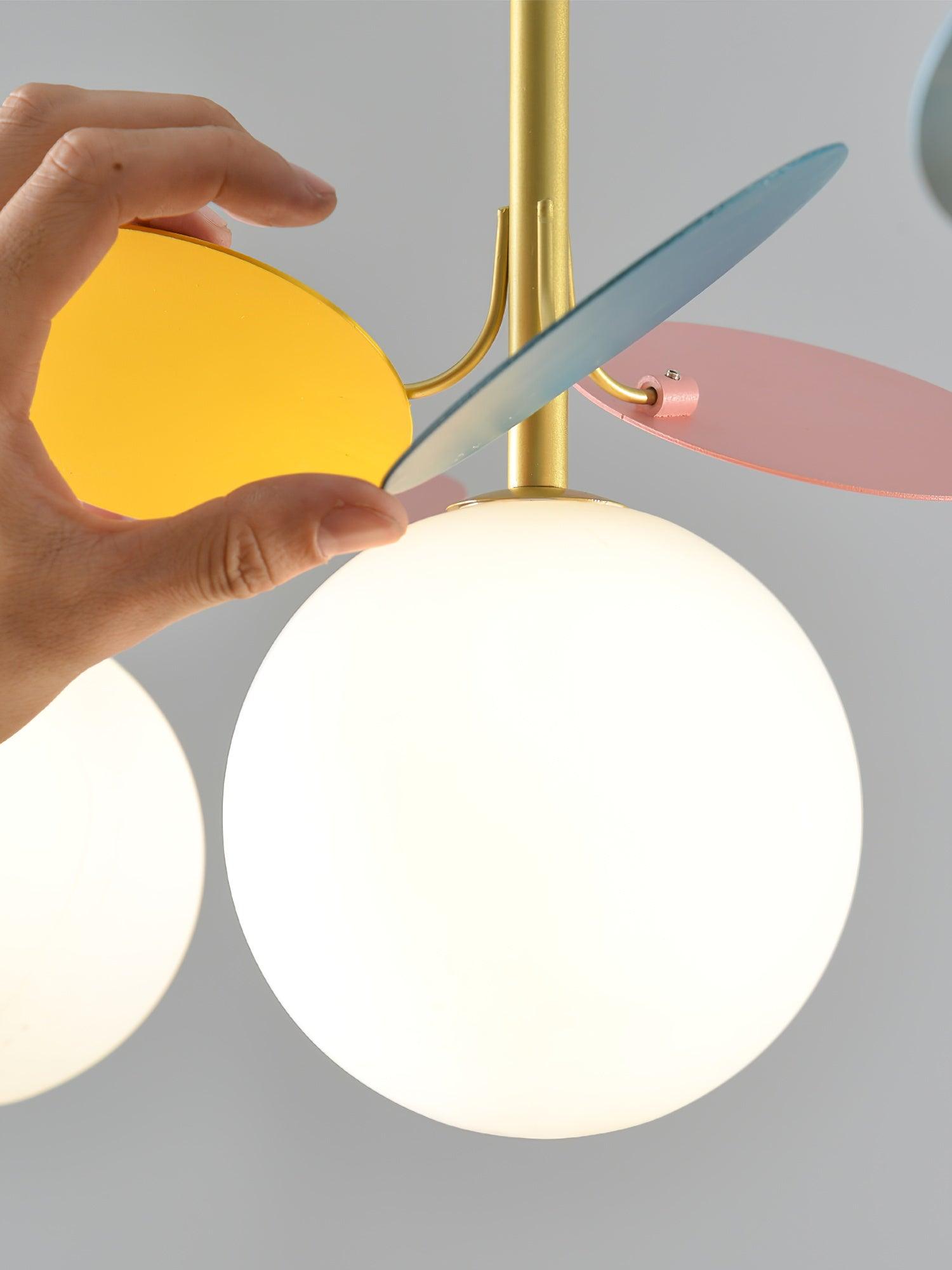 Ivphaus  Glass Pendant Light