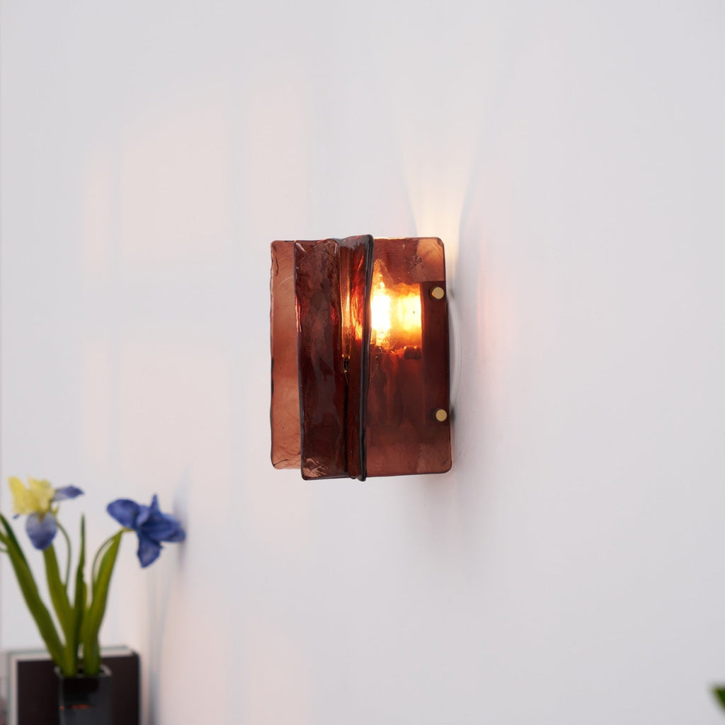 Solanic Glass Artistic Wall Lamp