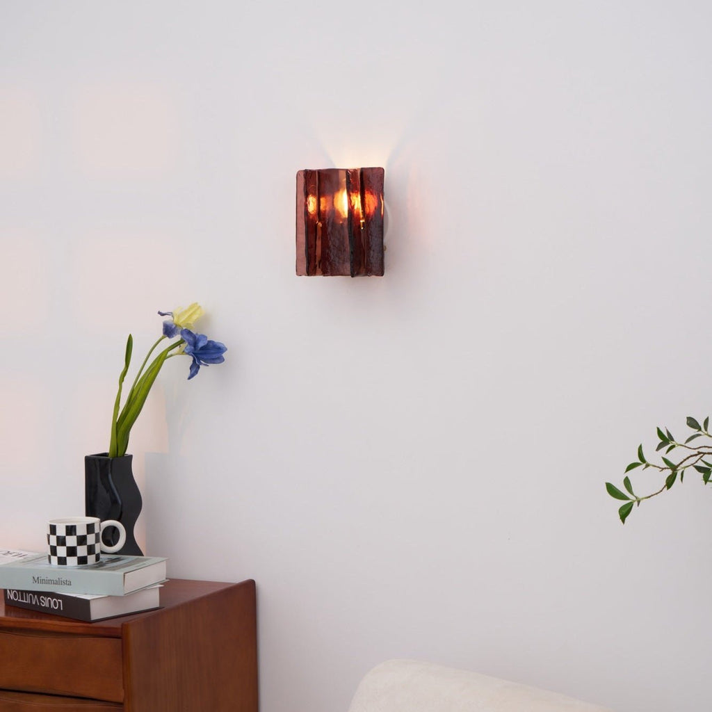 Solanic Glass Artistic Wall Lamp