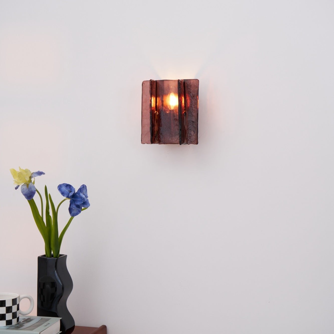 Solanic Glass Artistic Wall Lamp