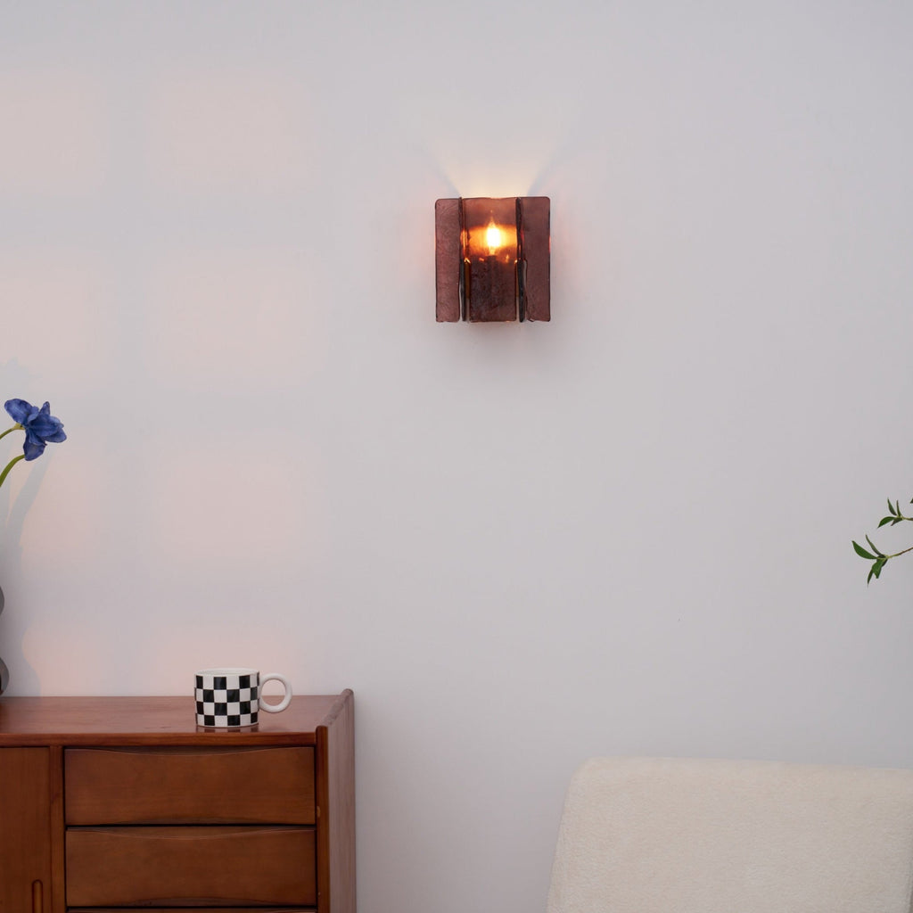 Solanic Glass Artistic Wall Lamp