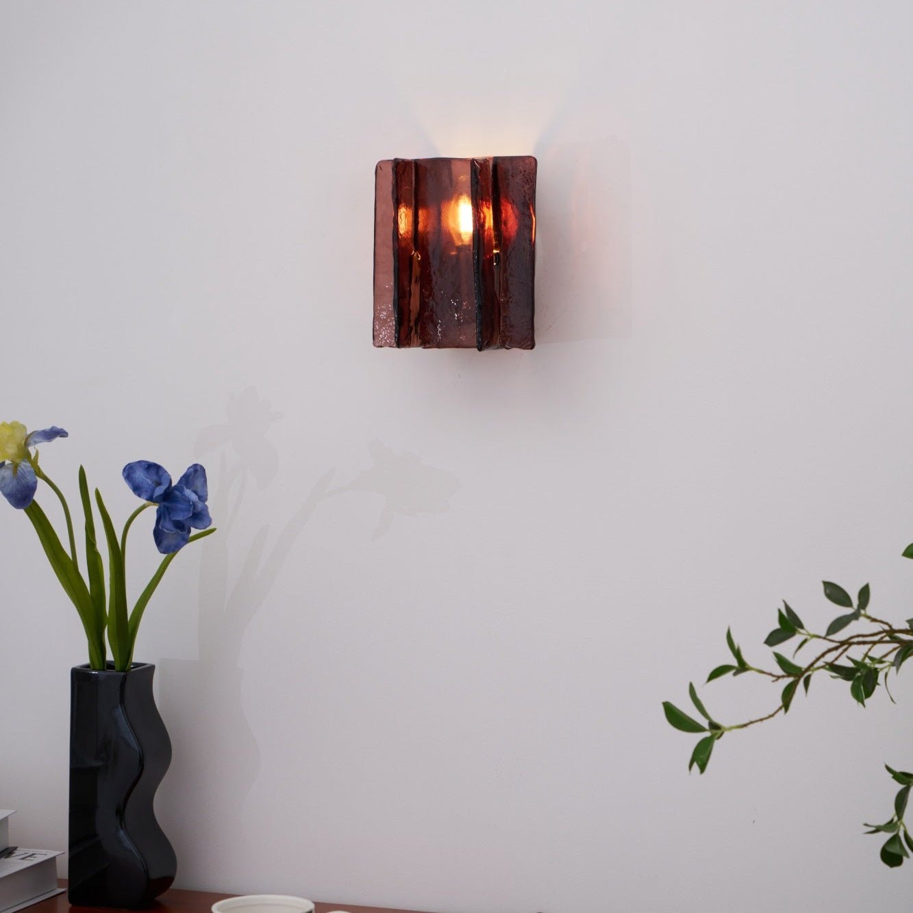 Solanic Glass Artistic Wall Lamp