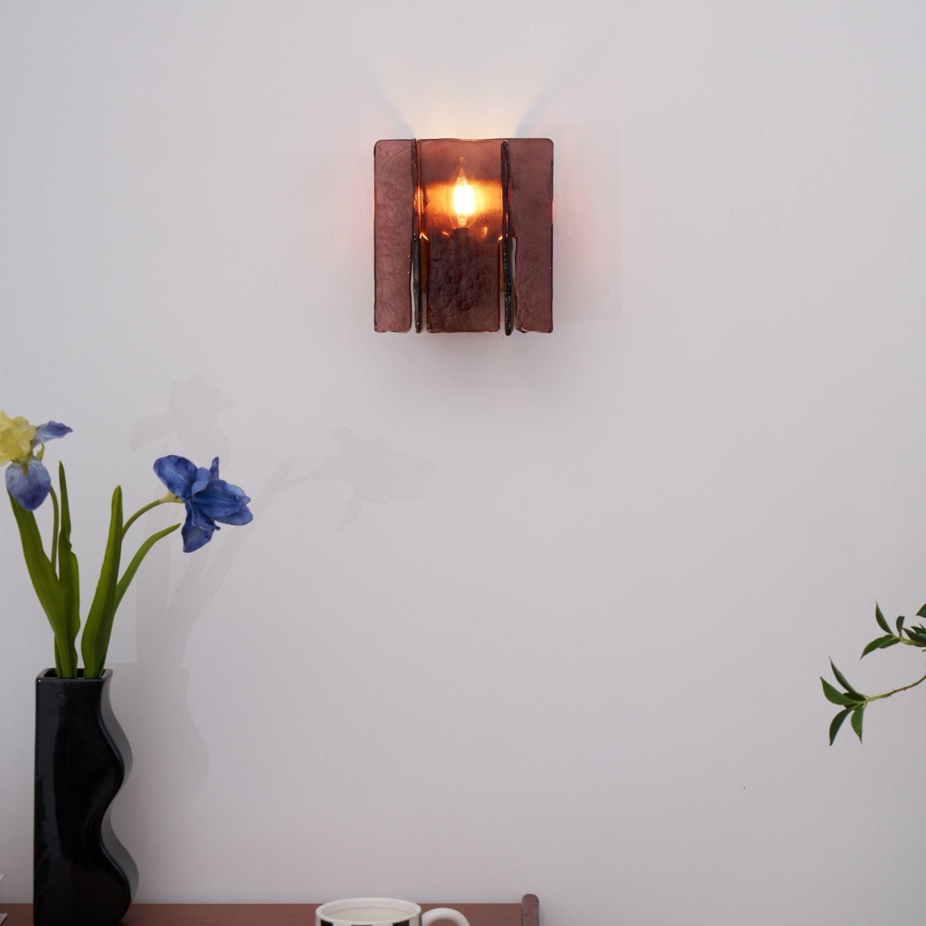 Solanic Glass Artistic Wall Lamp