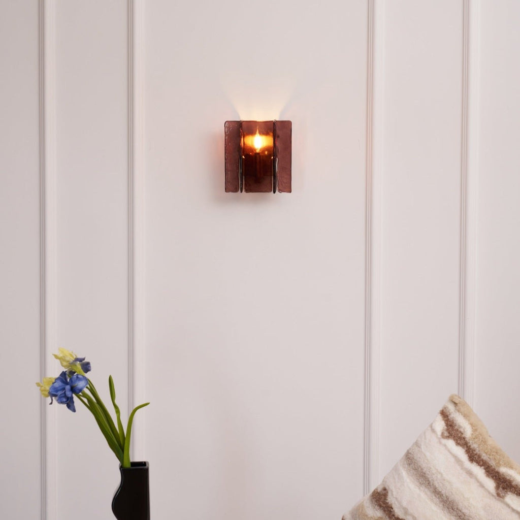 Solanic Glass Artistic Wall Lamp