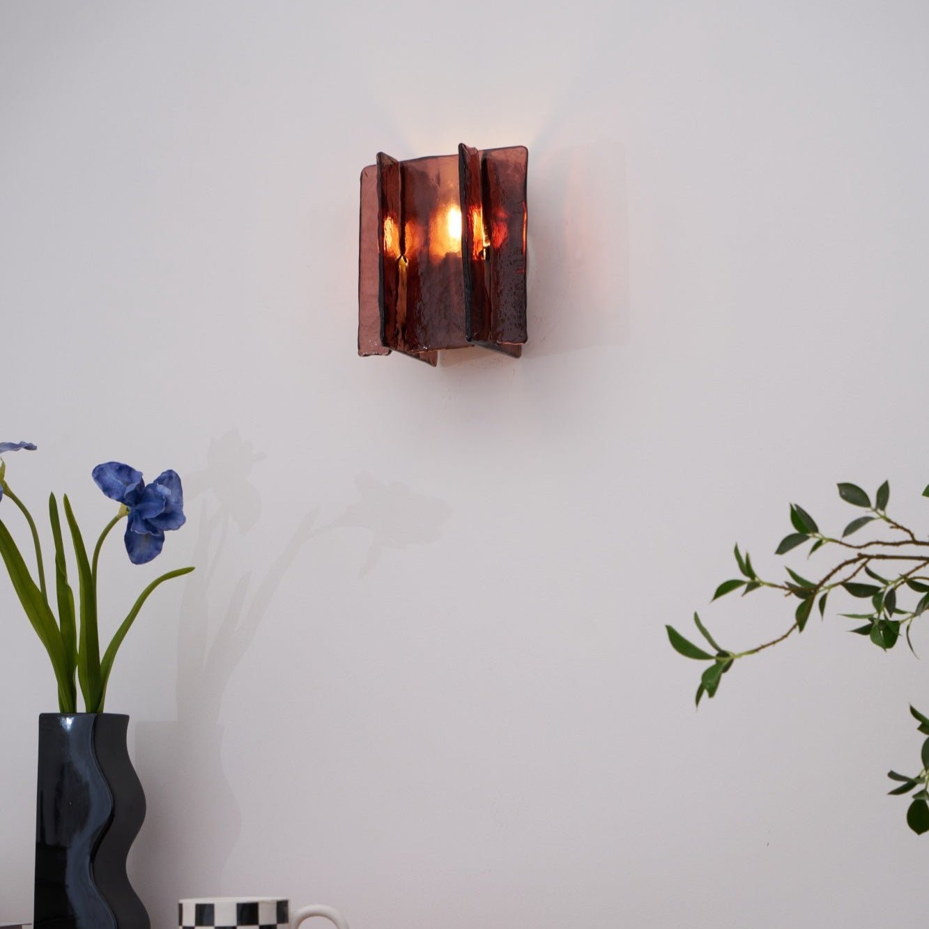 Solanic Glass Artistic Wall Lamp