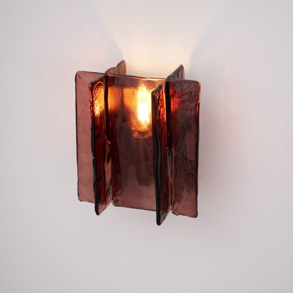 Solanic Glass Artistic Wall Lamp