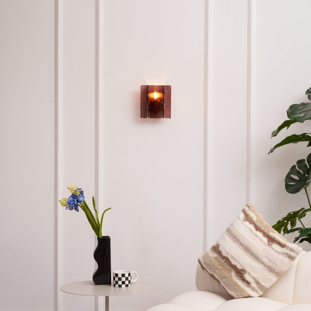 Solanic Glass Artistic Wall Lamp