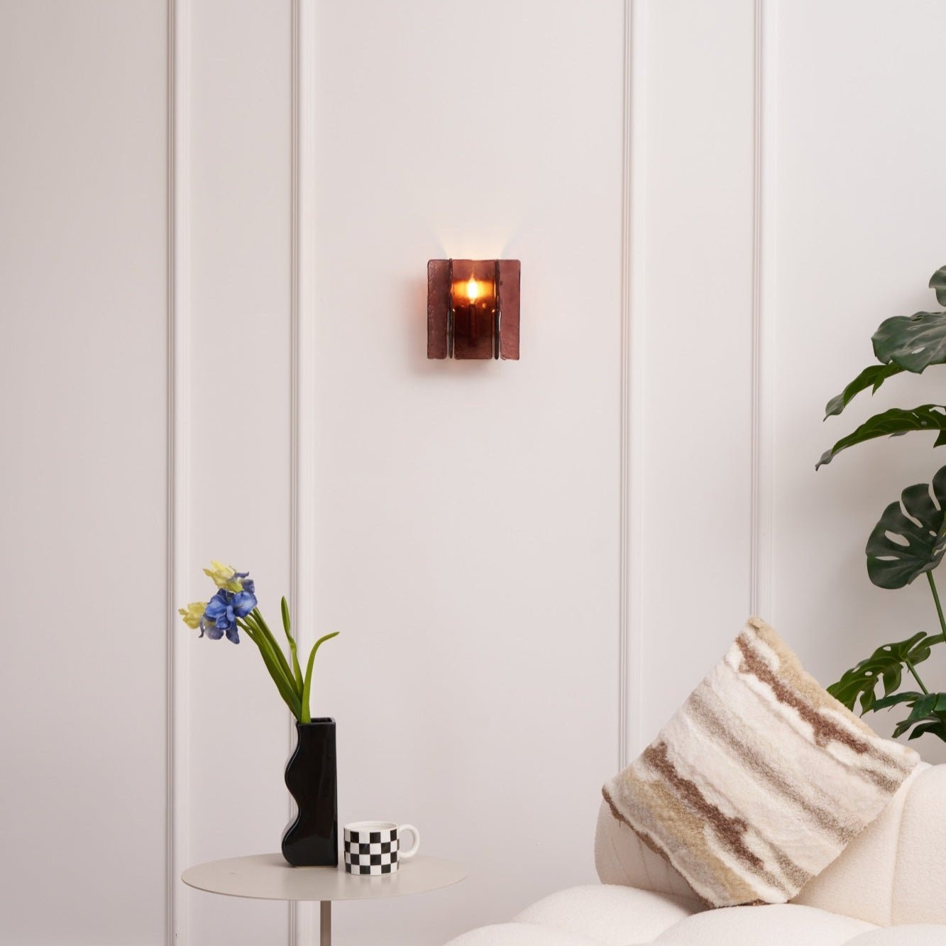 Solanic Glass Artistic Wall Lamp