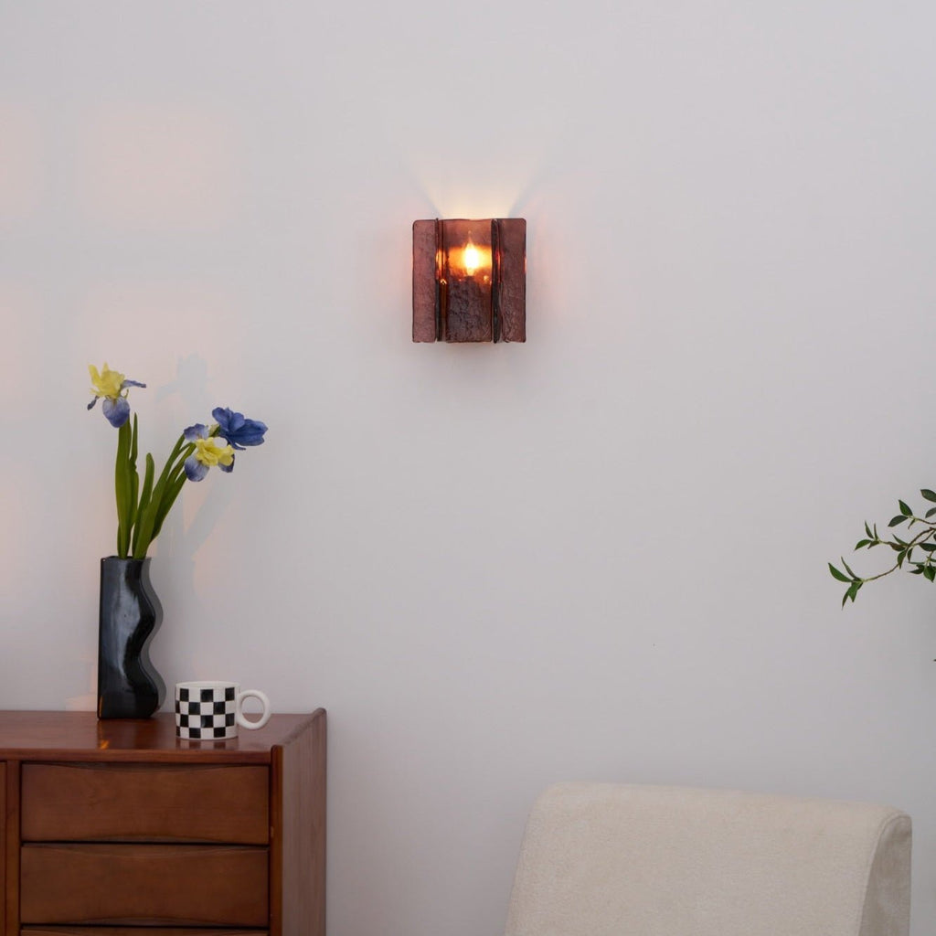 Solanic Glass Artistic Wall Lamp