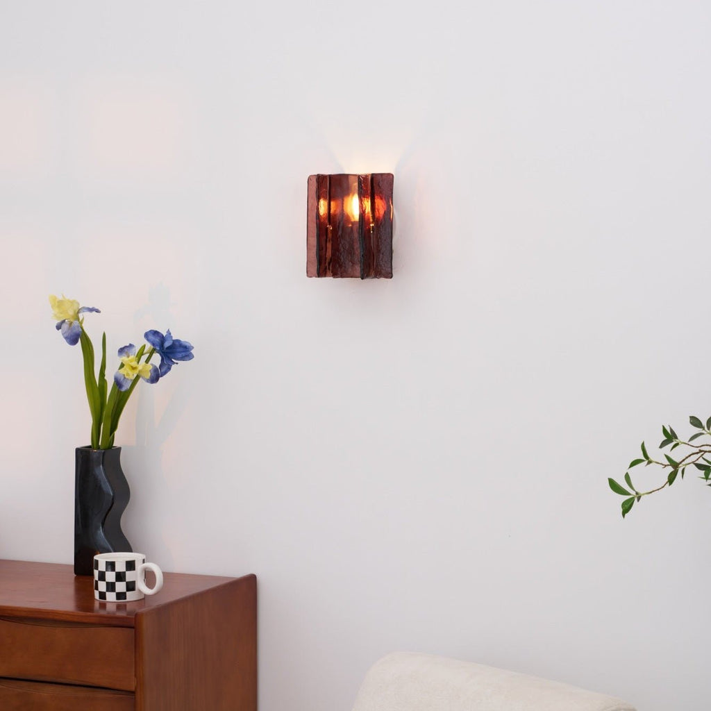 Solanic Glass Artistic Wall Lamp