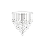 Lustra Pendant Lamp White Floral Ceramic