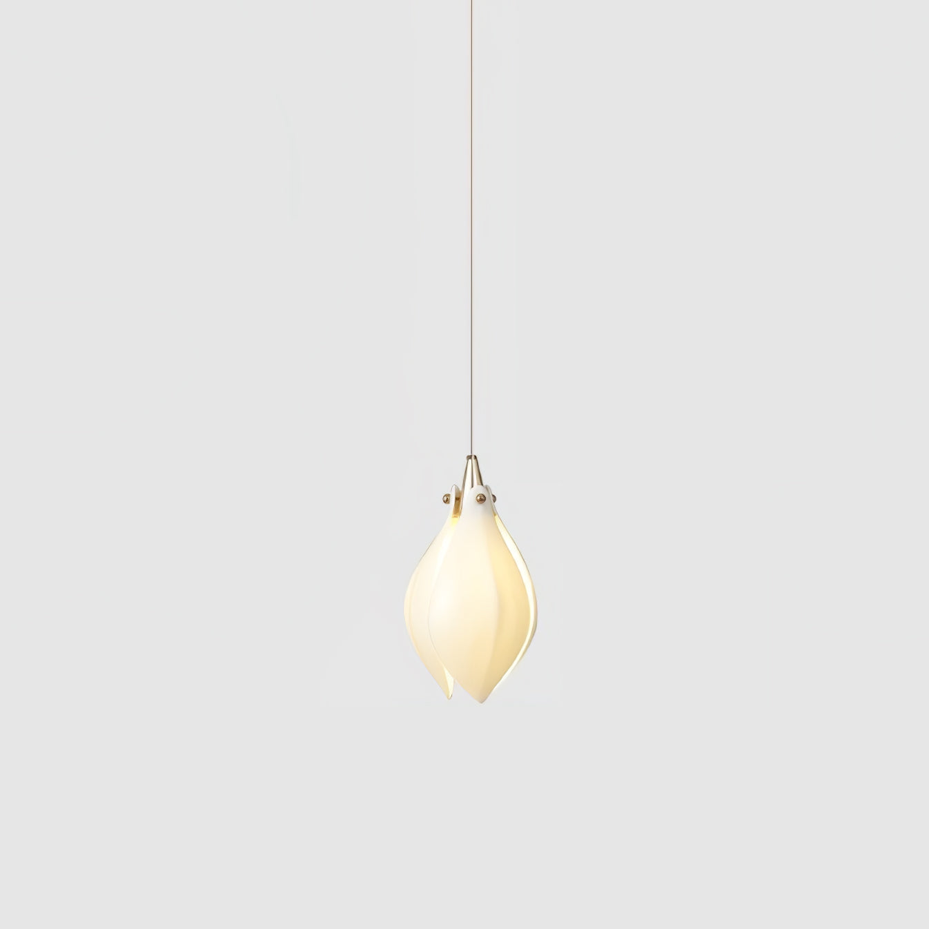 Lustra Pendant Lamp White Floral Ceramic