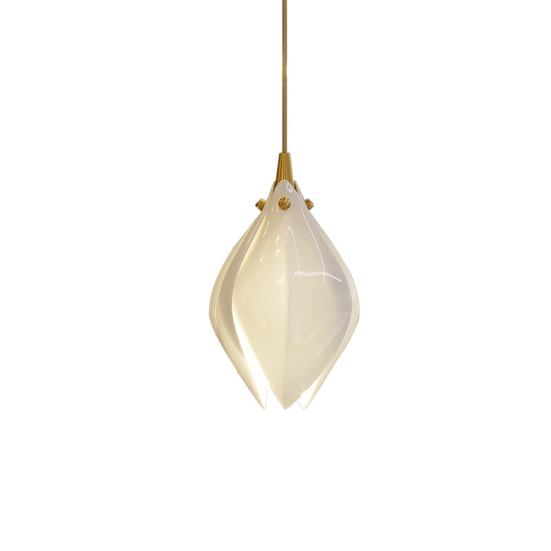 Lustra Pendant Lamp White Floral Ceramic
