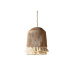 Pendant Lamp Cotton Yarn Shade Ruffled Fringe Boho Handmade