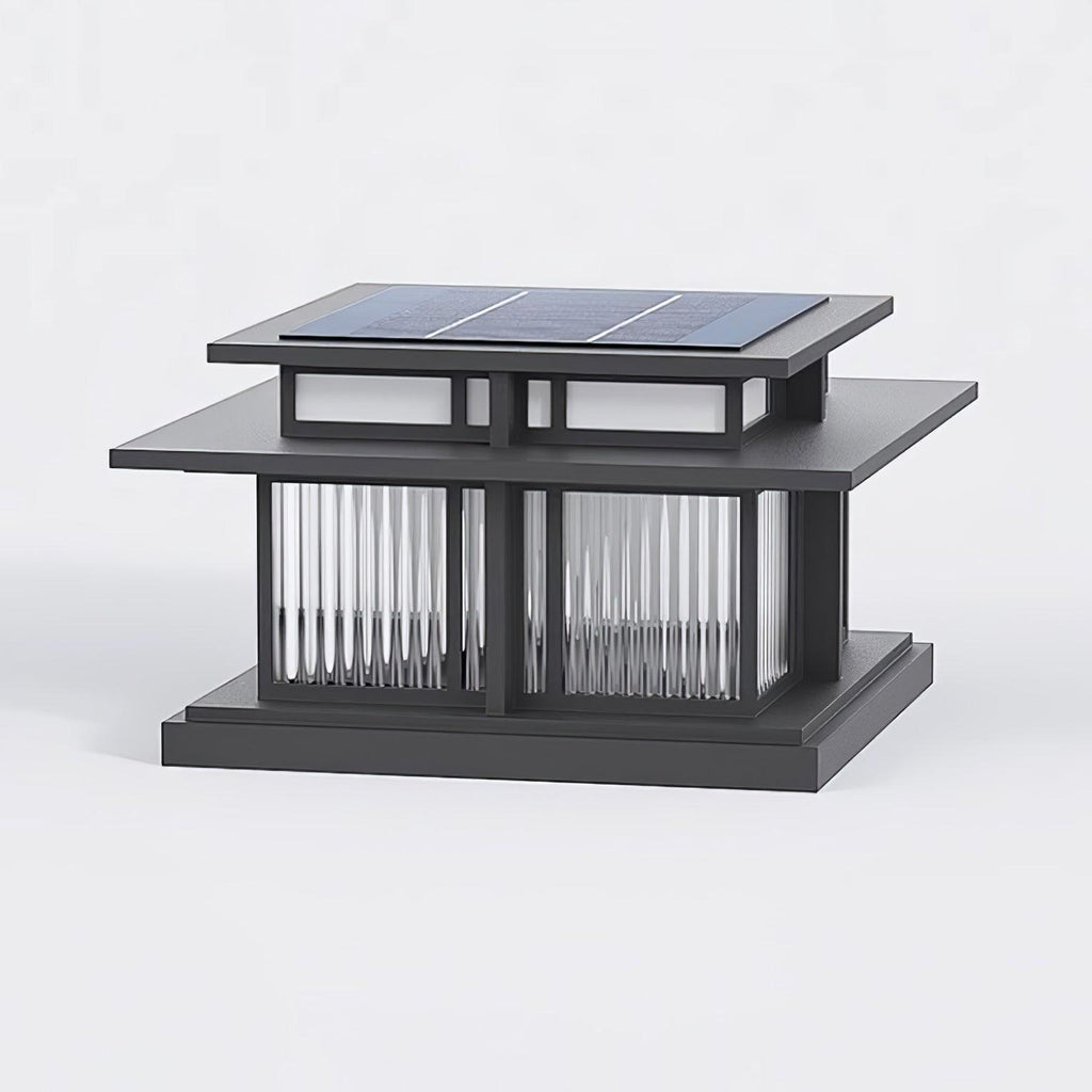 Milo Pillar Solar /HardWire Outdoor Light