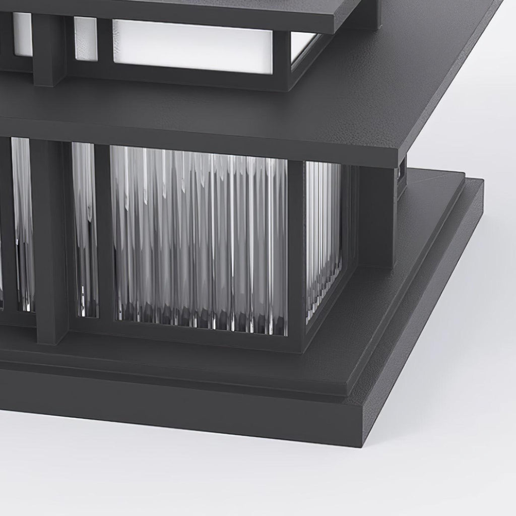 Milo Pillar Solar /HardWire Outdoor Light