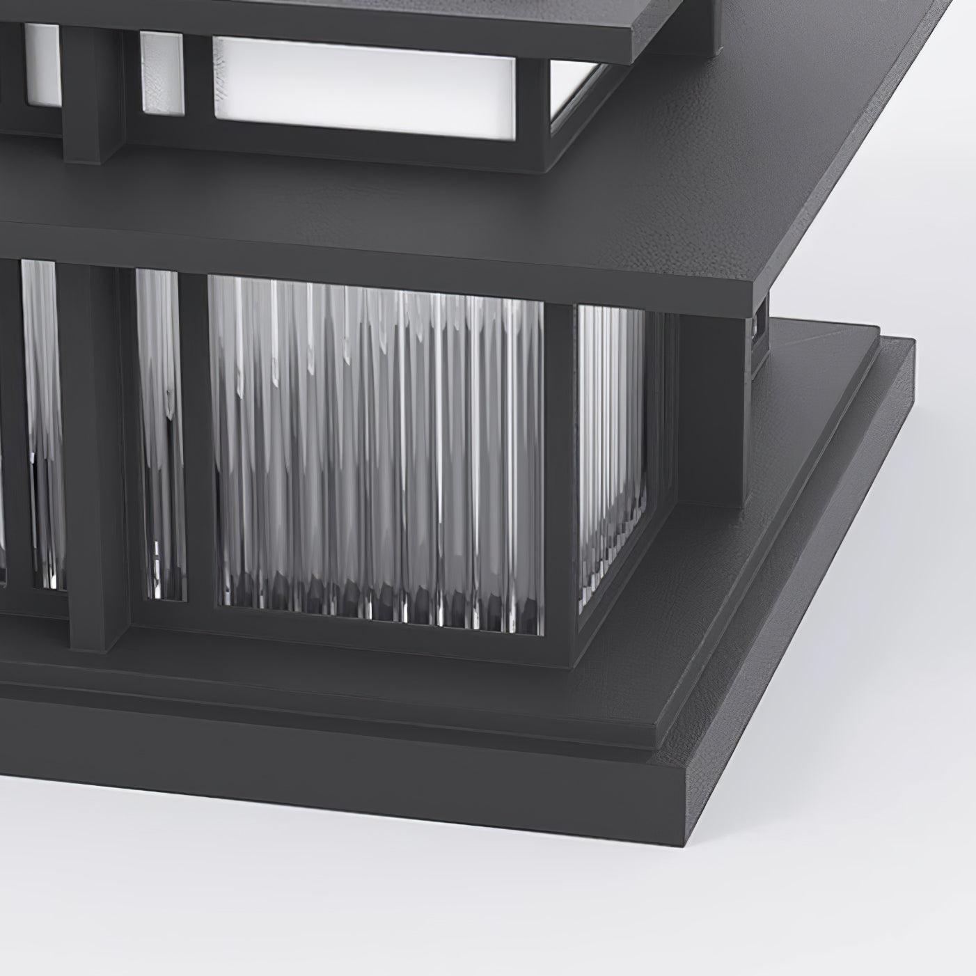 Milo Pillar Solar /HardWire Outdoor Light