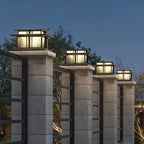 Milo Pillar Solar /HardWire Outdoor Light