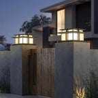 Milo Pillar Solar /HardWire Outdoor Light