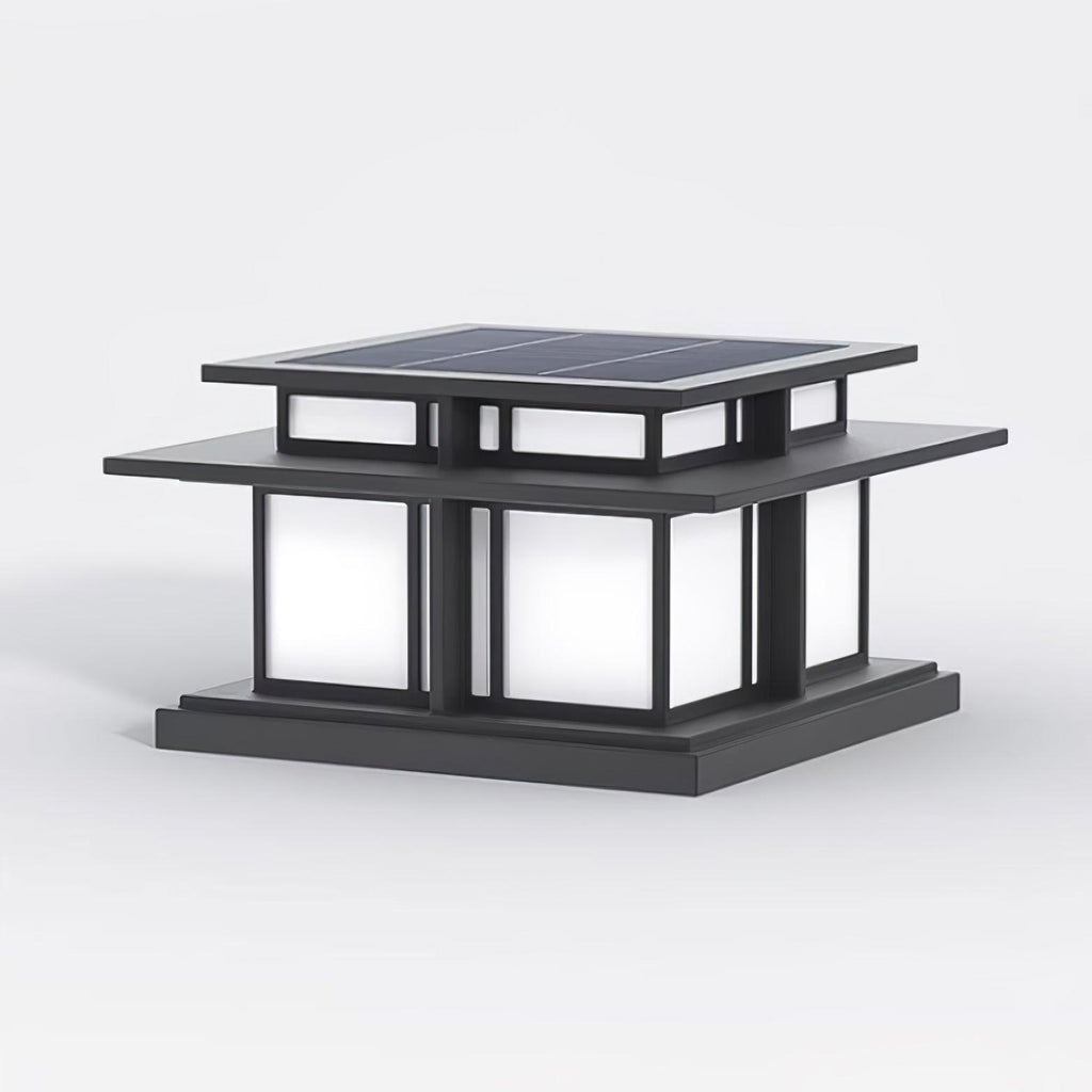 Milo Pillar Solar /HardWire Outdoor Light