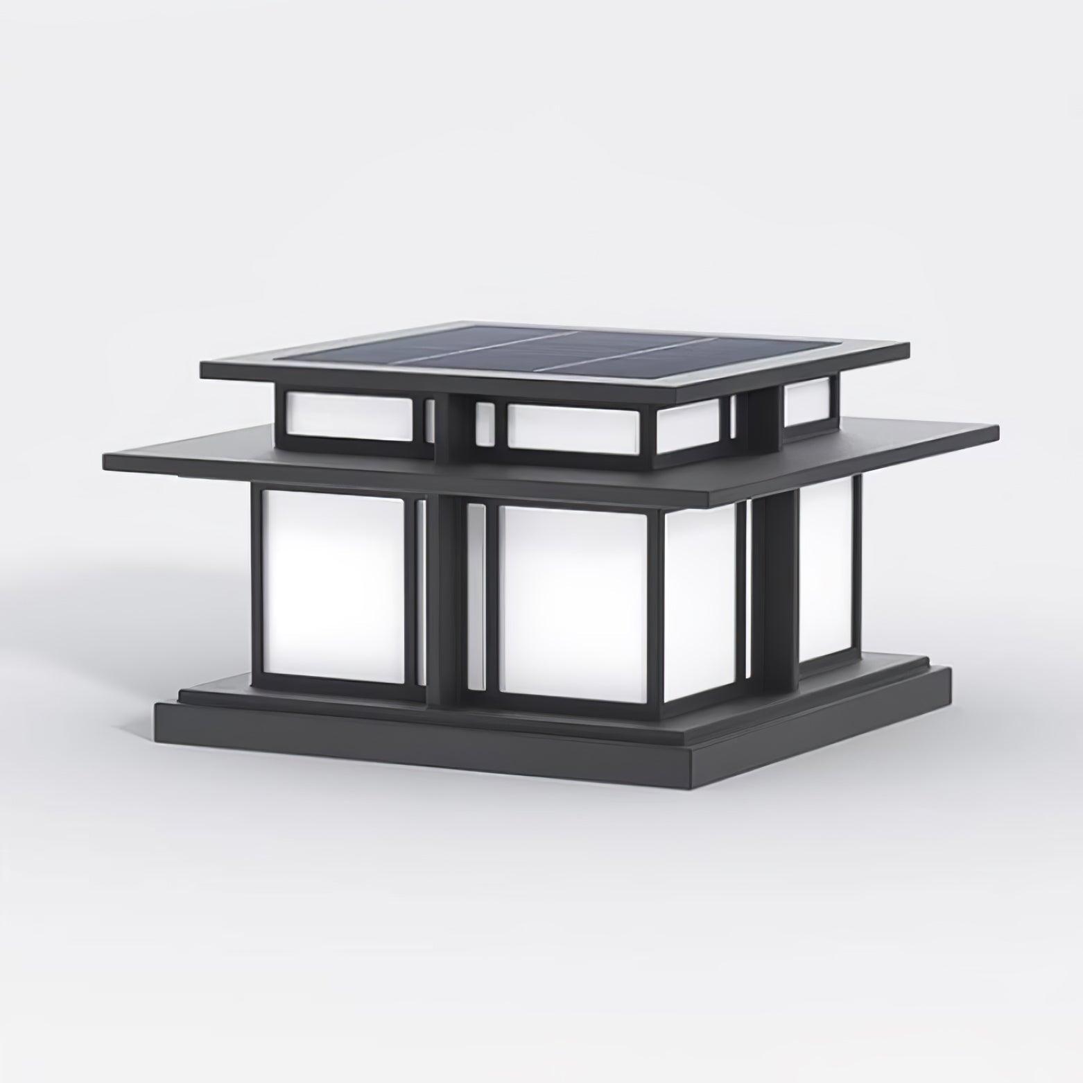 Milo Pillar Solar /HardWire Outdoor Light