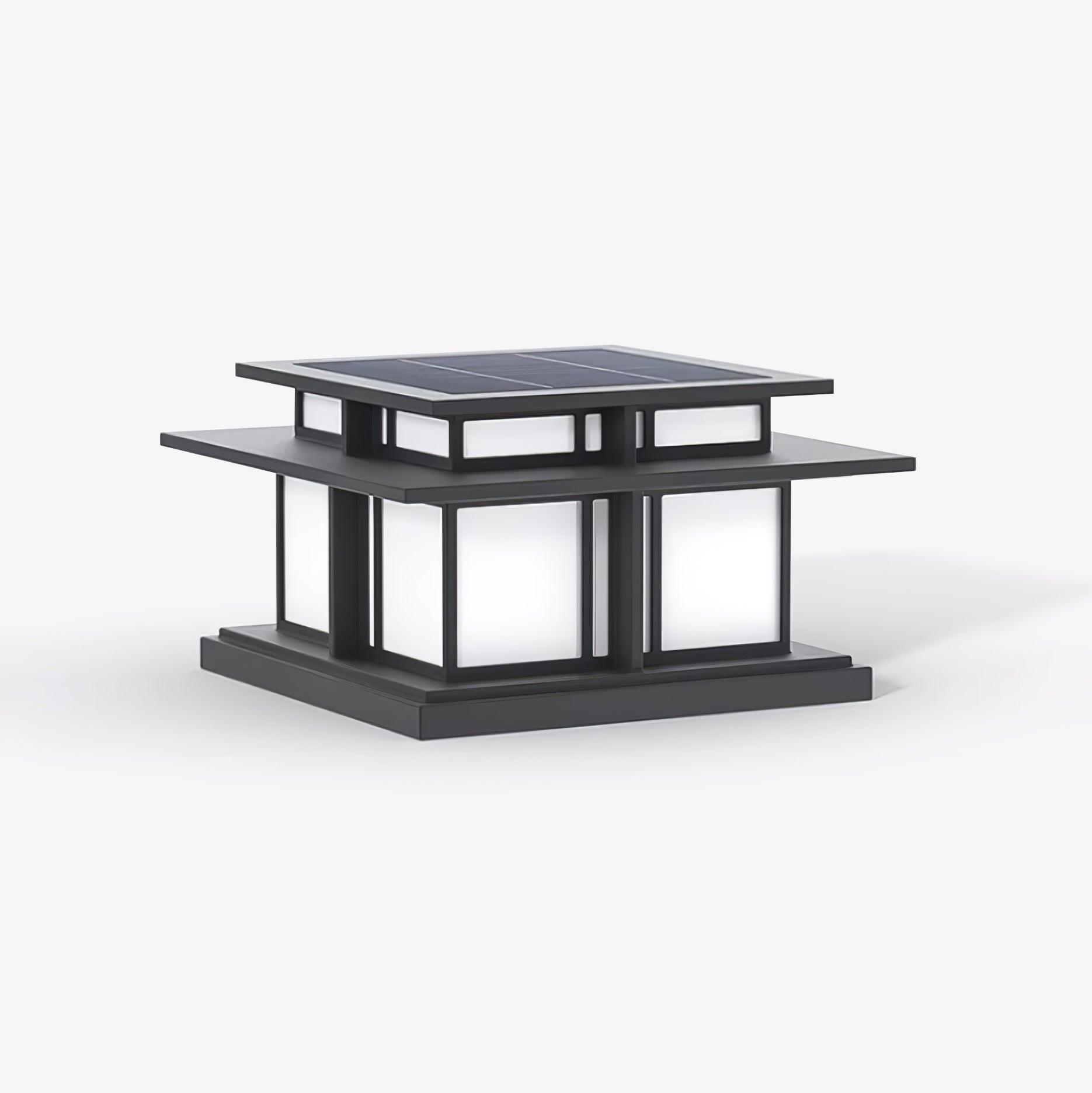 Milo Pillar Solar /HardWire Outdoor Light