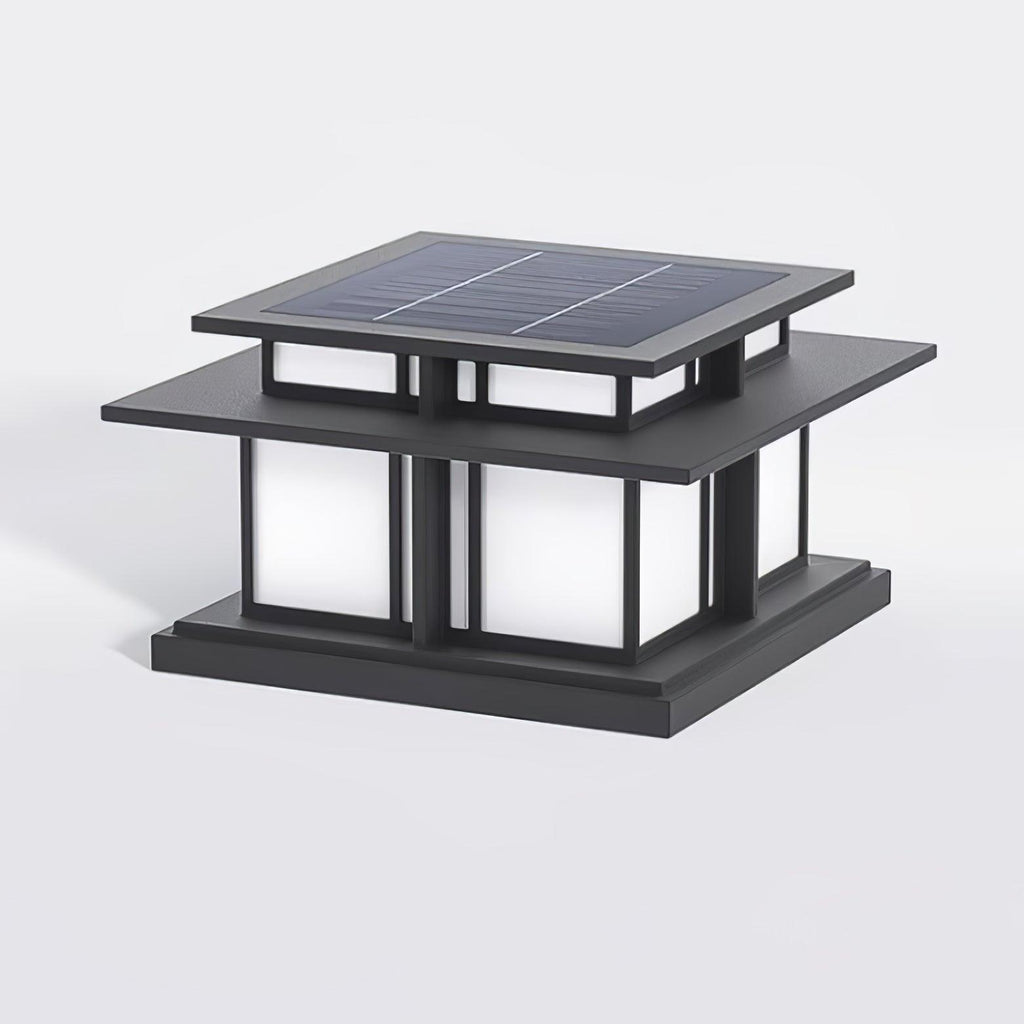 Milo Pillar Solar /HardWire Outdoor Light