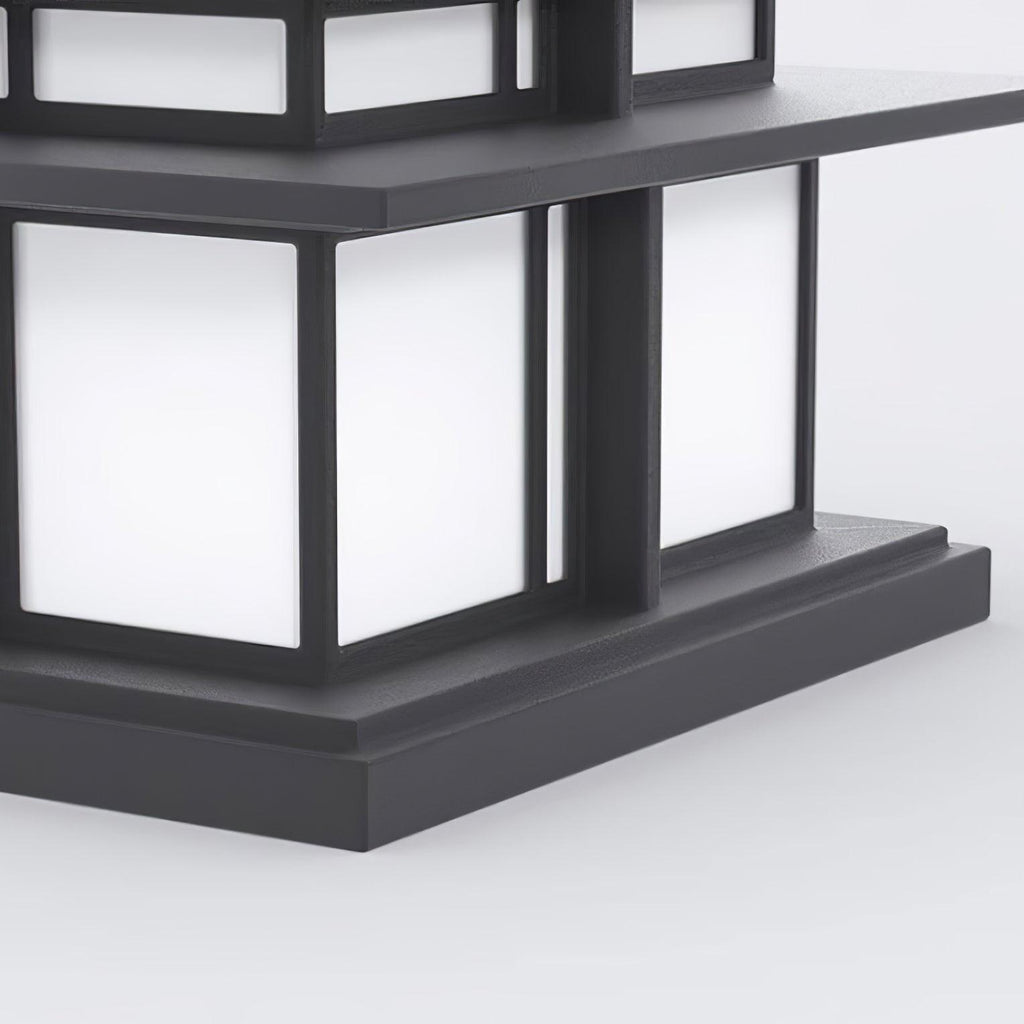 Milo Pillar Solar /HardWire Outdoor Light