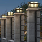 Milo Pillar Solar /HardWire Outdoor Light