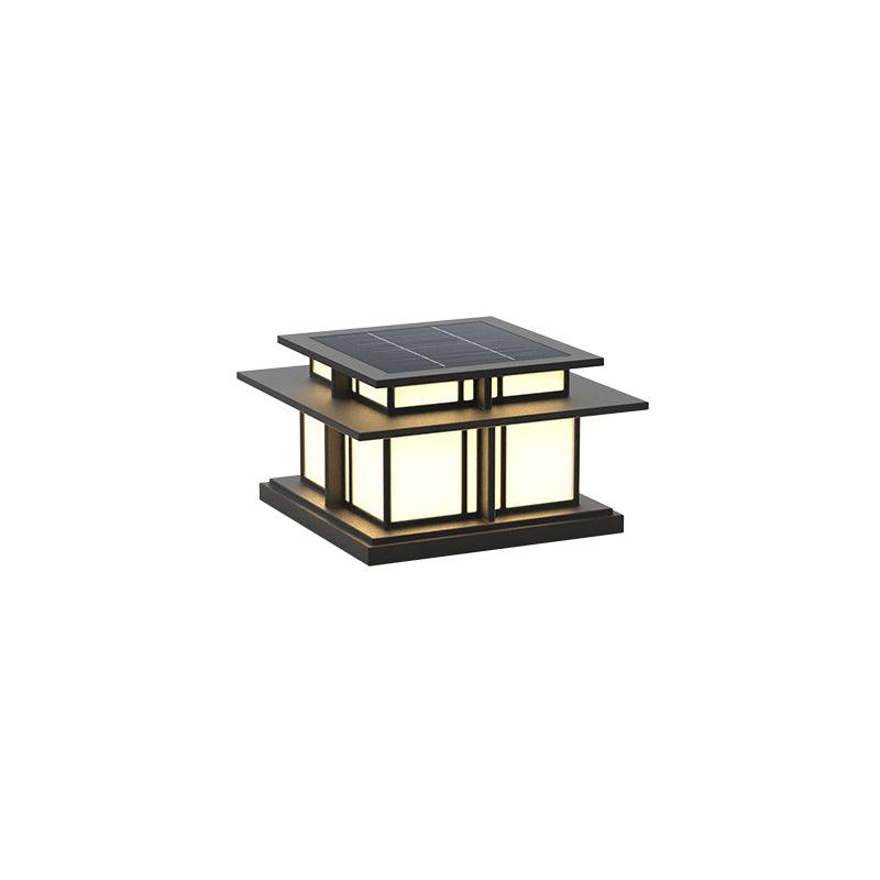 Milo Pillar Solar /HardWire Outdoor Light