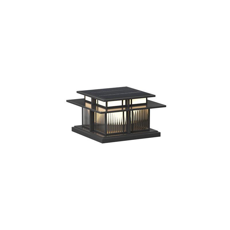 Milo Pillar Solar /HardWire Outdoor Light