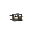 Milo Pillar Solar /HardWire Outdoor Light