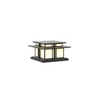 Milo Pillar Solar /HardWire Outdoor Light