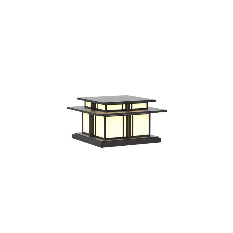 Milo Pillar Solar /HardWire Outdoor Light