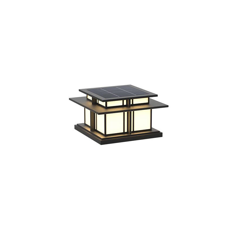 Milo Pillar Solar /HardWire Outdoor Light