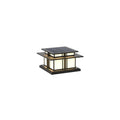 Milo Pillar Solar /HardWire Outdoor Light