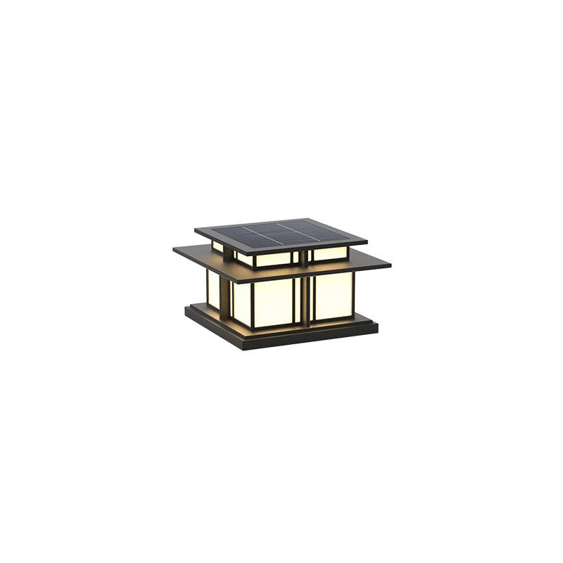 Milo Pillar Solar /HardWire Outdoor Light