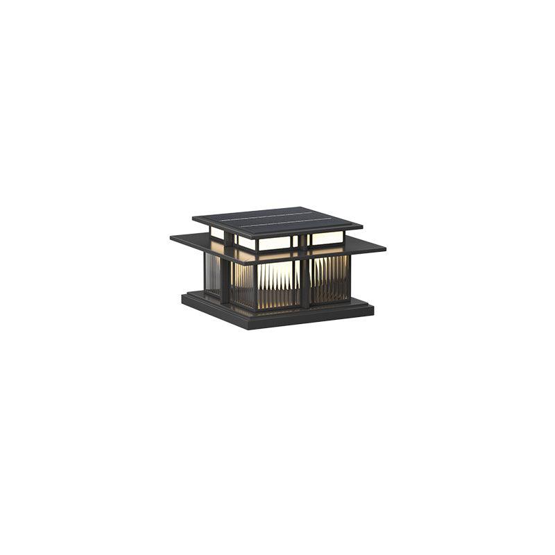 Milo Pillar Solar /HardWire Outdoor Light