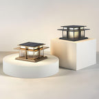 Milo Pillar Solar /HardWire Outdoor Light