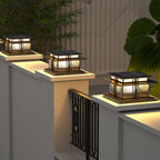 Milo Pillar Solar /HardWire Outdoor Light