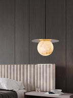Nyvelyra Sphere Alabaster Pendant Light