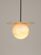 Nyvelyra Sphere Alabaster Pendant Light