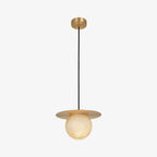 Nyvelyra Sphere Alabaster Pendant Light