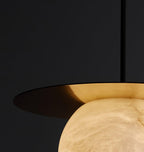 Nyvelyra Sphere Alabaster Pendant Light