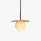 Nyvelyra Sphere Alabaster Pendant Light