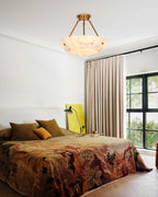 Bowl Pendant Lamp Alabaster Elegance