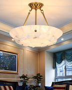 Bowl Pendant Lamp Alabaster Elegance