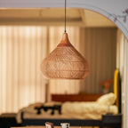 Solavn Light Pendant in Wood of Rattan - Kingsley Beaumont
